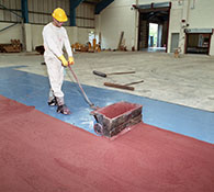 PU Resin Screed Laying for Food Factory NCC